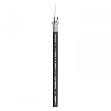 SC-Slimline 0.6/2.8 PVC BLK Кабель коаксиальный 75 Ом, 100м, Sommer Cable, 600-0851