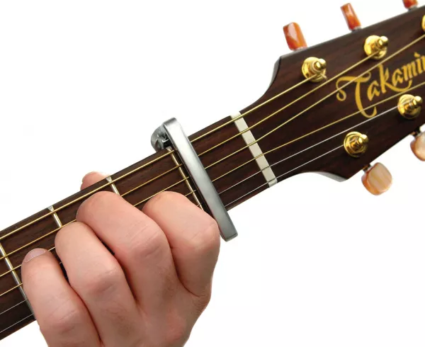 PW-CP-02S NS Capo Каподастр для гитары, серебро Planet Waves