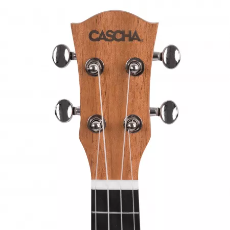 Mahogany Series Укулеле сопрано со звукоснимателем, с чехлом, цвет натуральный, Cascha, HH-2026E