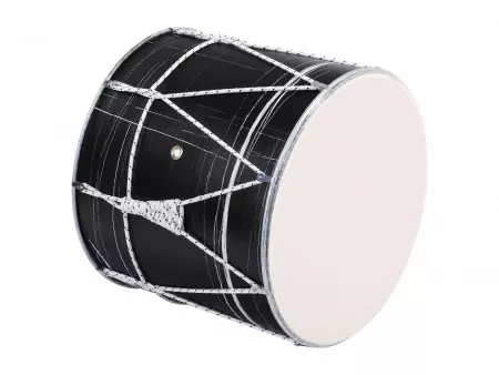 Барабан кавказский 14", цвет черный мрамор, с чехлом, MEZZO, MZ-B14mbk