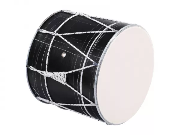Барабан кавказский 14", цвет черный мрамор, с чехлом, MEZZO, MZ-B14mbk  рис.2 