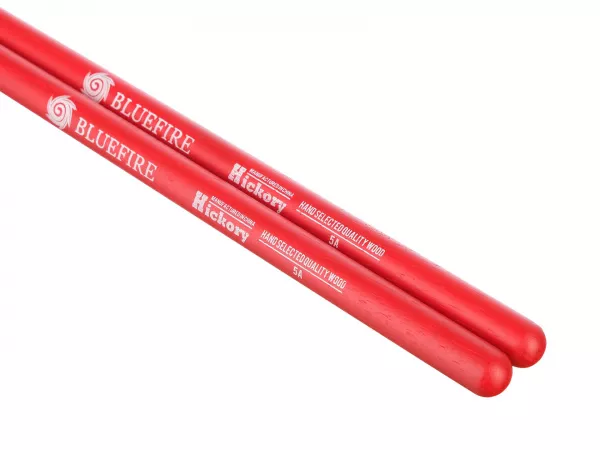 Colored Series Bluefire 5A RED Барабанные палочки, орех гикори, красные, HUN, 10104003  рис.2 