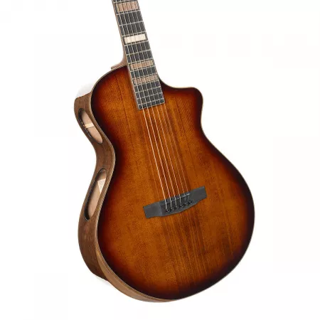 Masterpiece Series Электро-акустическая гитара, с чехлом, Cort, Modern-Burst-WCASE-TSB