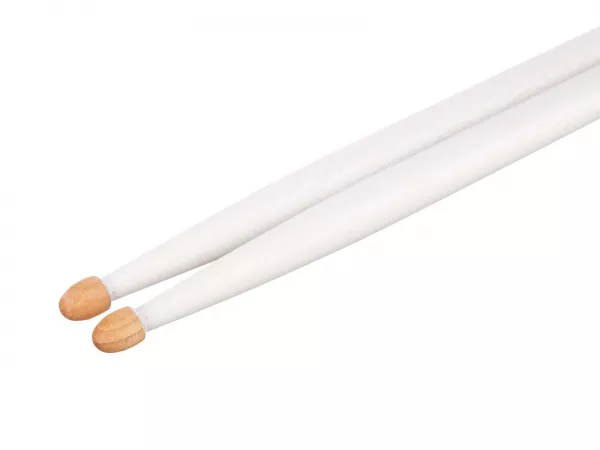 Colored Series QI 5A WHITE Барабанные палочки, орех гикори, белые, HUN, 10103004  рис.2 