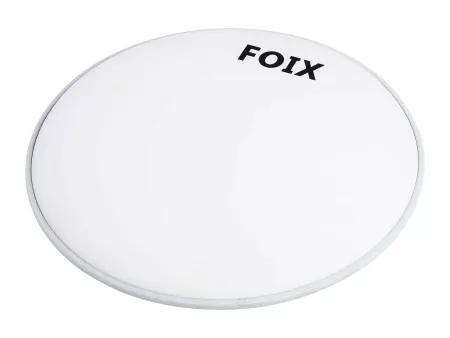 Пластик для малого и том барабана 12", белый, с покрытием, Foix, FDH-25WC-12