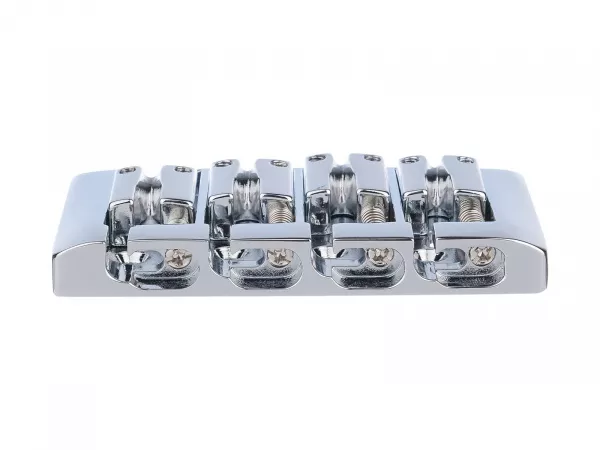 Бридж (струнодержатель) для бас-гитары, хром, Paxphil, BB104-CR  рис.2 