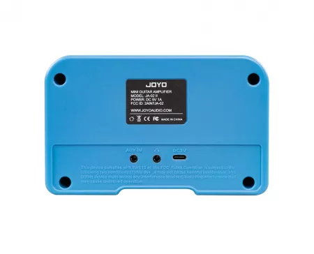 Комбоусилитель гитарный, 5Вт, голубой, Joyo, JA-02-II-blue
