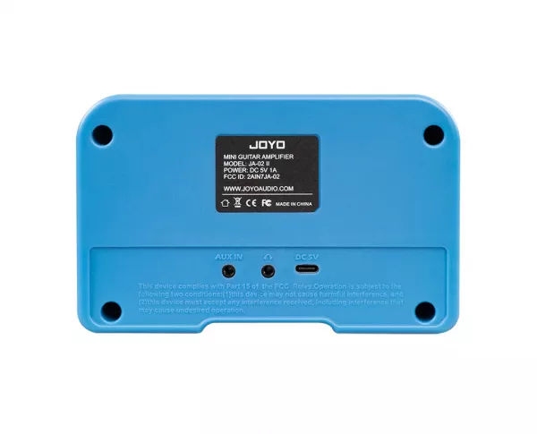 Комбоусилитель гитарный, 5Вт, голубой, Joyo, JA-02-II-blue  рис.2 