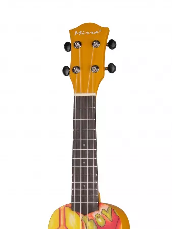 Укулеле сопрано, с рисунком Peace, Mirra, UK-300-21-XL