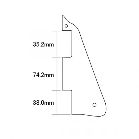 LP-56I-P90 Защитная накладка для электрогитары, кремовая, Hosco