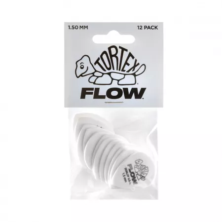 Tortex Flow Медиаторы 12шт, толщина 1.5мм, Dunlop, 558P1.5