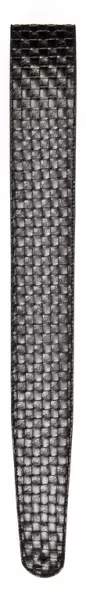 25LWV-02 Кожаный ремень для гитары, рисунок «Small Basket Weave», черный, Planet Waves