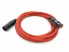 Кабель микрофонный 1м, красный, ZZcable, E1-XLR-M-F-0100-2