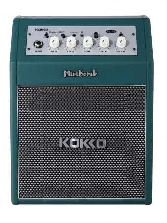 Mini Bomb Гитарный комбоусилитель портативный, 15Вт, синий, Kokko, KG-15-BL