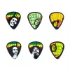 Bob Marley Poster Медиаторы 6шт, средние, в коробочке, Dunlop, BOB-PT06M