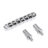 Бридж Tune-O-Matic роликовый для Les Paul, хром, Musiclily, MX1707CR
