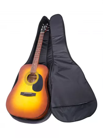 Чехол для акустической гитары, черный, Lutner, MLDG-45k