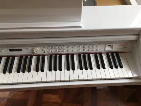 Цифровой рояль, с автоаккомпанементом, белый (2 коробки), Orla, Grand-120-WHITE