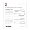 DCT1020 Reserve Classic Трости для кларнета Bb, размер 2.0, 10шт., Rico