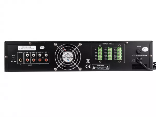 Усилитель мощности трансляционный, 120Вт, LAudio, LAM6120  рис.2 
