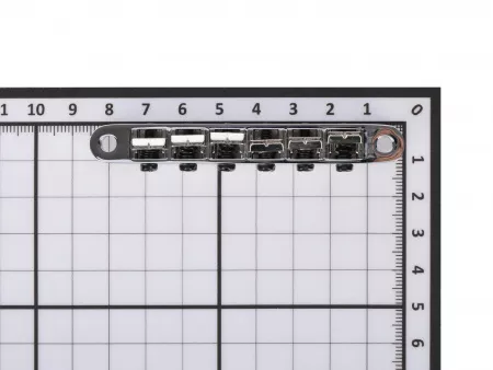 M Series Бридж Tune-O-Matic, хром, Wilkinson, WOGB2-CR
