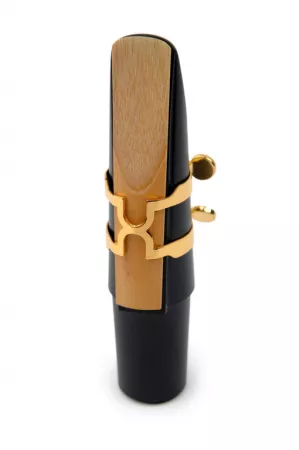 HBS1G H-Ligature Лигатура с колпачком для баритон саксофона, позолоченная, Rico