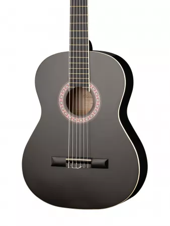 Классическая гитара 39", чёрная, HOMAGE, LC-3900-BK