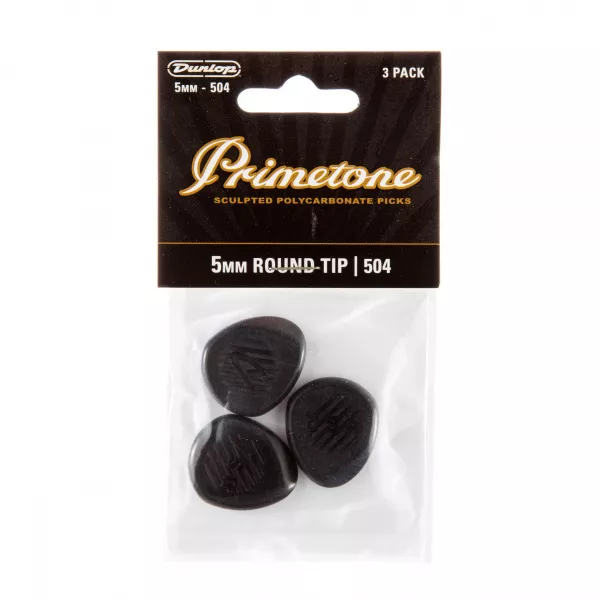 Primetone Медиаторы, 3шт, 5мм, круглый кончик, Dunlop, 477P504  рис.2 
