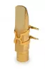 HTS2G H-Ligature Лигатура с колпачком на метал. мундштуки для саксофона тенор, позолоченная, Rico