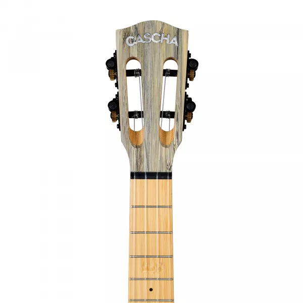 Bamboo Series Укулеле тенор со звукоснимателем, с чехлом, графит, Cascha, HH-2317E  рис.2 