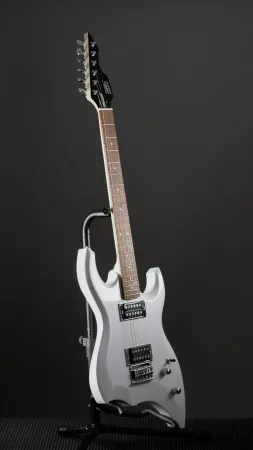 Электрогитара, белая, MIG Guitars, MIG22-WH24
