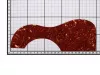 Защитная накладка для акустической гитары, большая, цвет черепашьего панциря, D'Andrea, 376A-LG-SHL