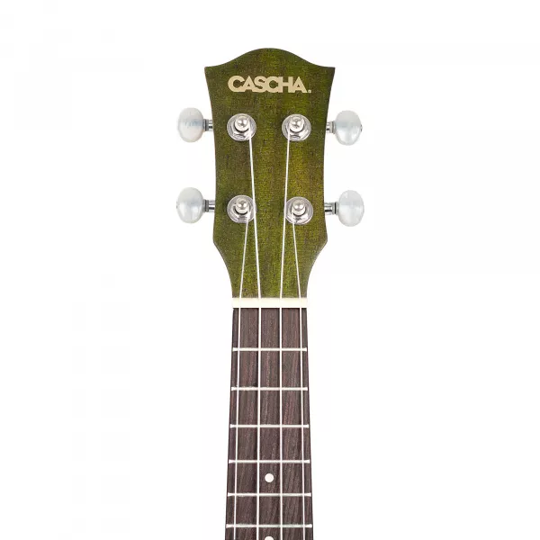 Mahogany Series Укулеле сопрано, с чехлом, зеленый, Cascha, HH-2265  рис.2 