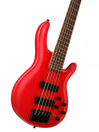 Artisan Series Бас-гитара 5-струнная, красная, Cort, C5-Deluxe-CRD