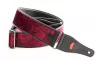 Talisman Paisley Velvet Red Ремень для гитары, синтетика, красный, RightOn Straps, 8419612001138