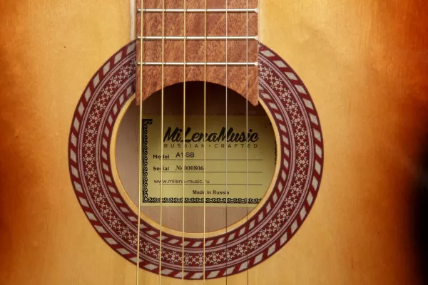 ML-A1-SB Акустическая гитара, глянцевая, санберст, MiLena-Music