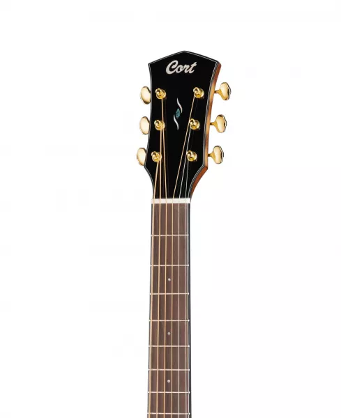 Gold Series Электро-акустическая гитара, цвет натуральный, с чехлом, Cort, Gold-A6-WCASE-NAT  рис.2 