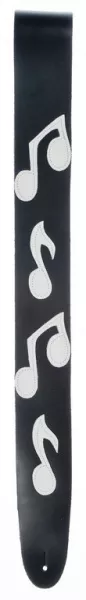 25LIC01 Icon Collection Кожаный ремень для гитары, рисунок «Note», Planet Waves