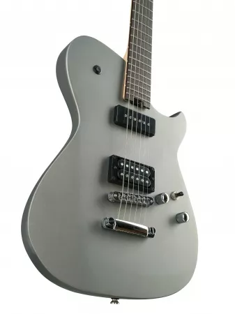 META Series Электрогитара, серебристая, Cort, MBM-2P-SS