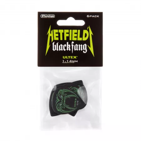 Black Fang Медиаторы, 6шт, толщина 1,14мм, Dunlop, PH112P1.14