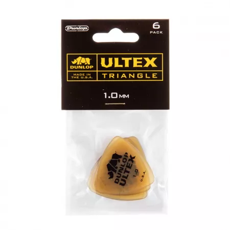 Ultex Triangle Медиаторы 6шт, толщина 1,00мм, треугольные, Dunlop, 426P1.0