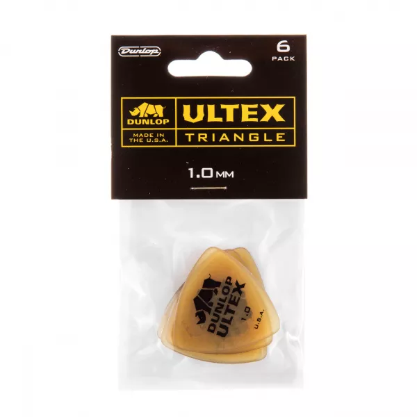 Ultex Triangle Медиаторы 6шт, толщина 1,00мм, треугольные, Dunlop, 426P1.0  рис.2 