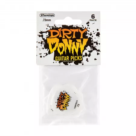 Dirty Donny S1 Медиаторы 6шт, толщина 0.73мм, Dunlop, BL111P.73