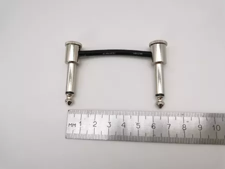 Патч-кабель, угловой, беспаечный корпус, 7см, ZZcable, E44-JR-JR-0007-0