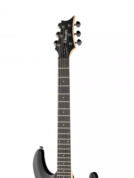 Электрогитара, черная, Clevan, CSA-22-SBK  рис.2 