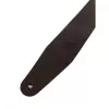 Leather Ремень для гитары, кожаный, черный глянцевый, Fidel, FL50002L
