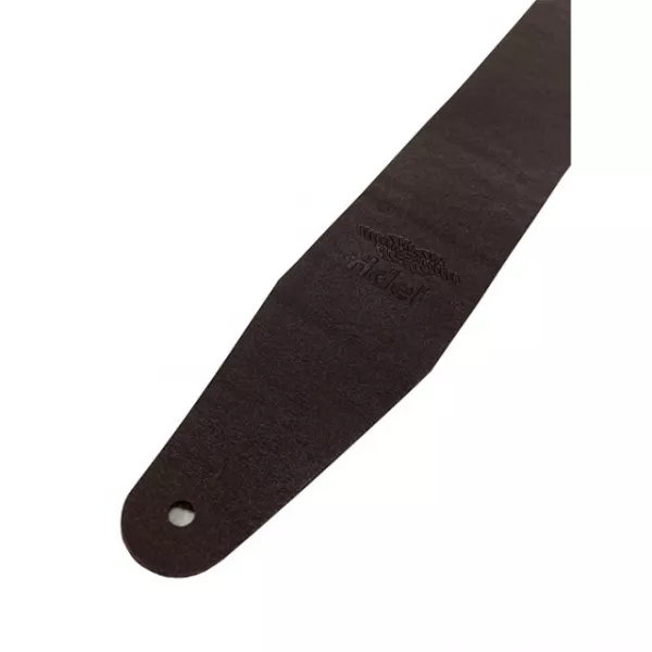 Leather Ремень для гитары, кожаный, черный глянцевый, Fidel, FL50002L  рис.2 
