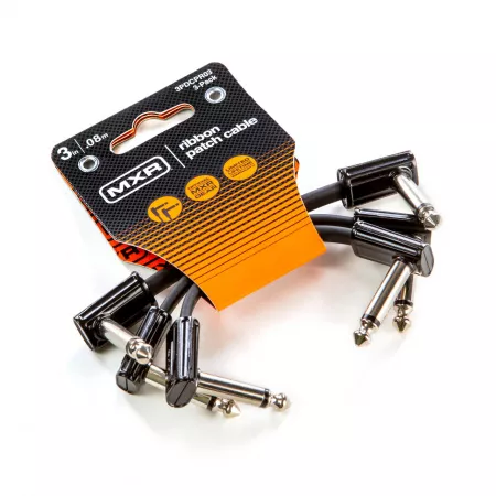 MXR Ribbon Коммутационный кабель "патч", 7.6см, 3шт, Dunlop, 3PDCPR03