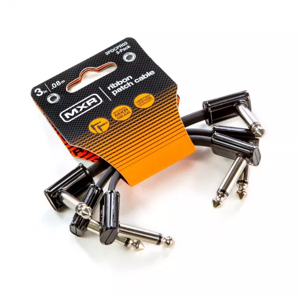 MXR Ribbon Коммутационный кабель "патч", 7.6см, 3шт, Dunlop, 3PDCPR03  рис.2 