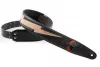 Mojo Bolt Gold AA Ремень для гитары, текстиль, черный, RightOn Straps, 8401070410713